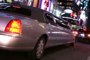 limousine in city